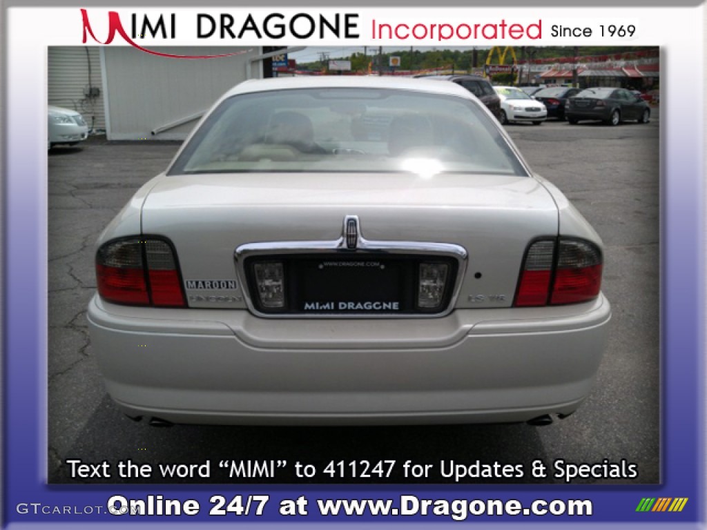 2005 LS V8 - Ceramic White Pearlescent / Camel photo #6