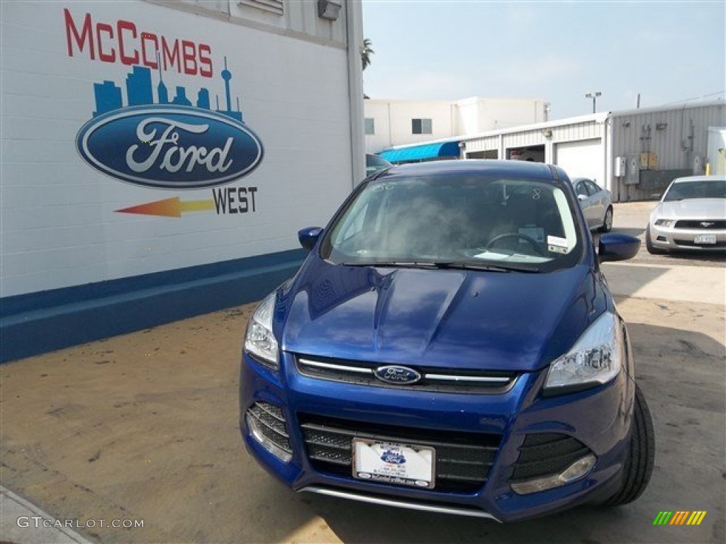 2013 Escape SE 1.6L EcoBoost - Deep Impact Blue Metallic / Medium Light Stone photo #2