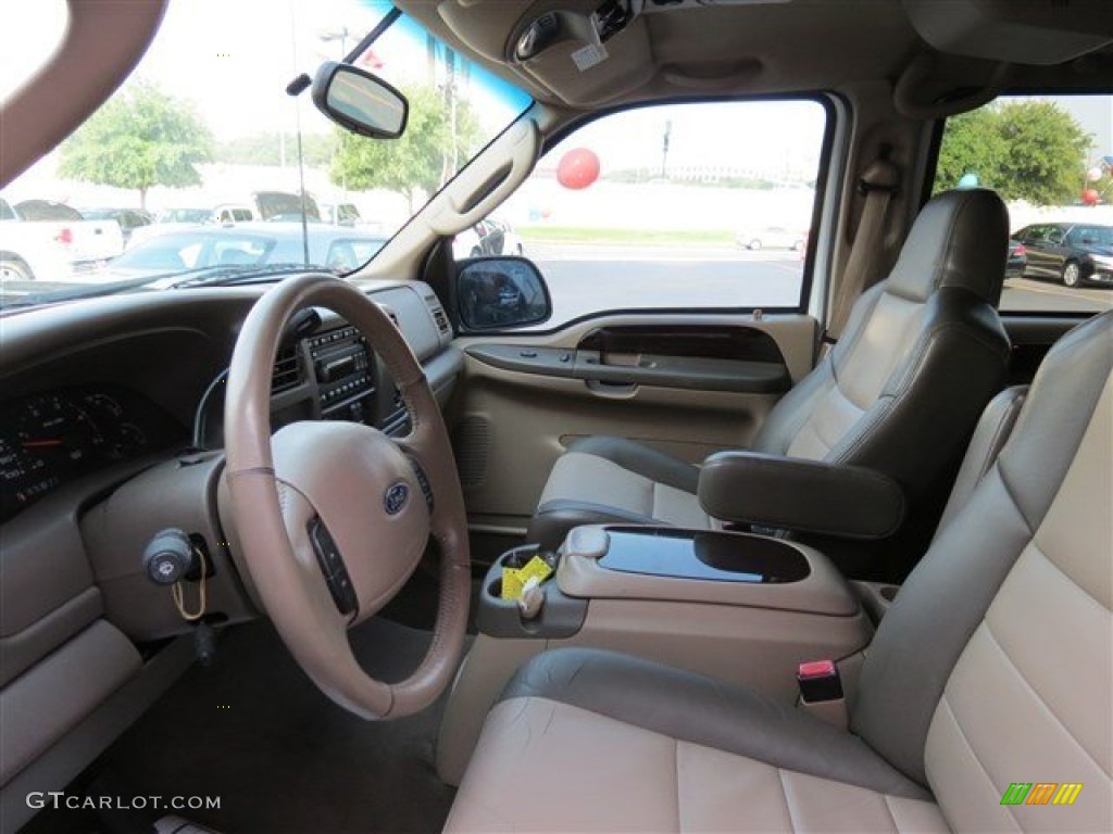 Medium Parchment Interior 2003 Ford Excursion Eddie Bauer Photo #81248996