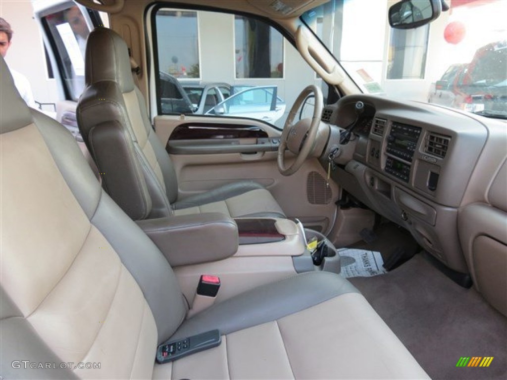 Medium Parchment Interior 2003 Ford Excursion Eddie Bauer Photo #81249028