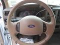 2003 Ford Excursion Medium Parchment Interior Steering Wheel Photo