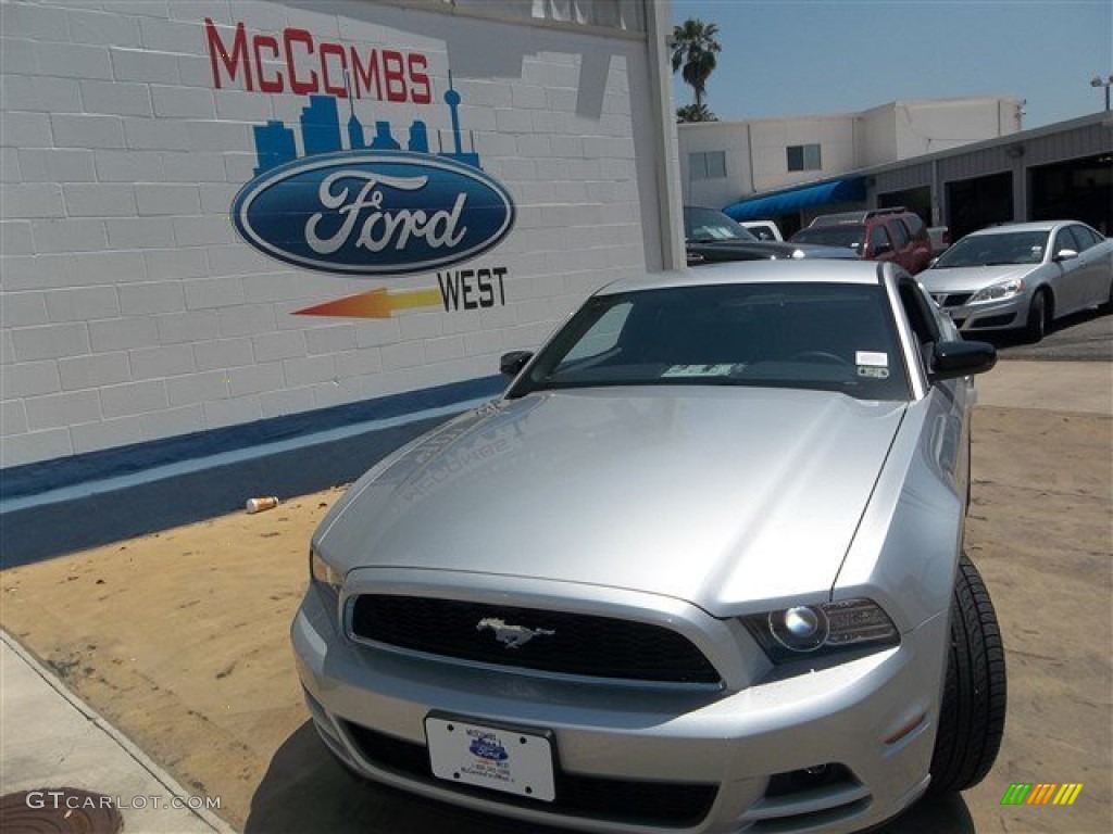 2014 Mustang V6 Coupe - Ingot Silver / Charcoal Black photo #1