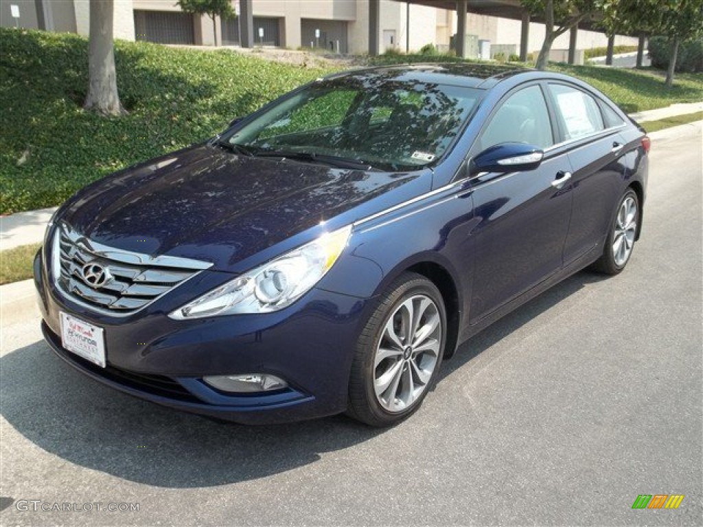 2013 Sonata Limited 2.0T - Indigo Night Blue / Gray photo #1