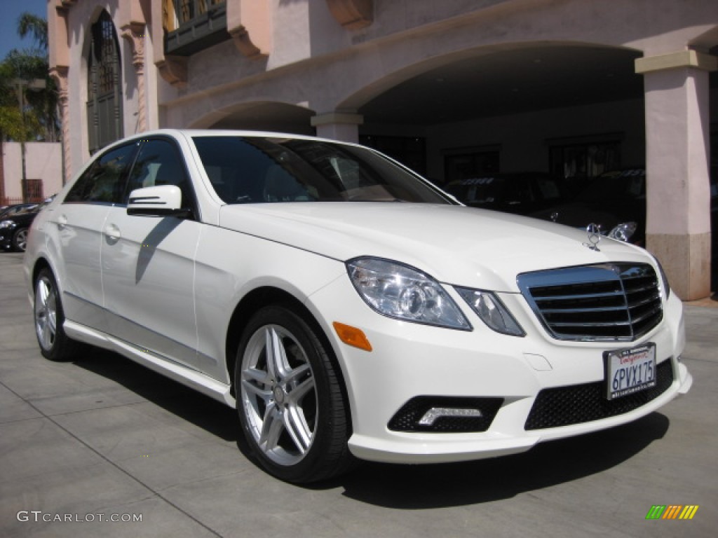 Arctic White Mercedes-Benz E