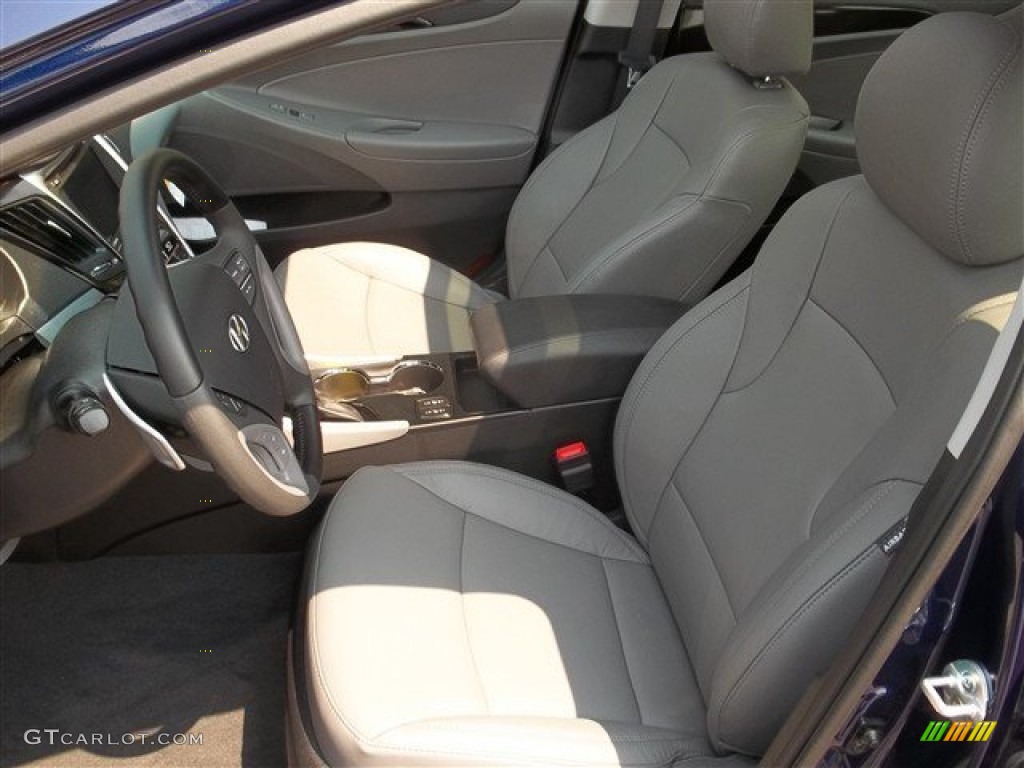 2013 Sonata Limited 2.0T - Indigo Night Blue / Gray photo #9