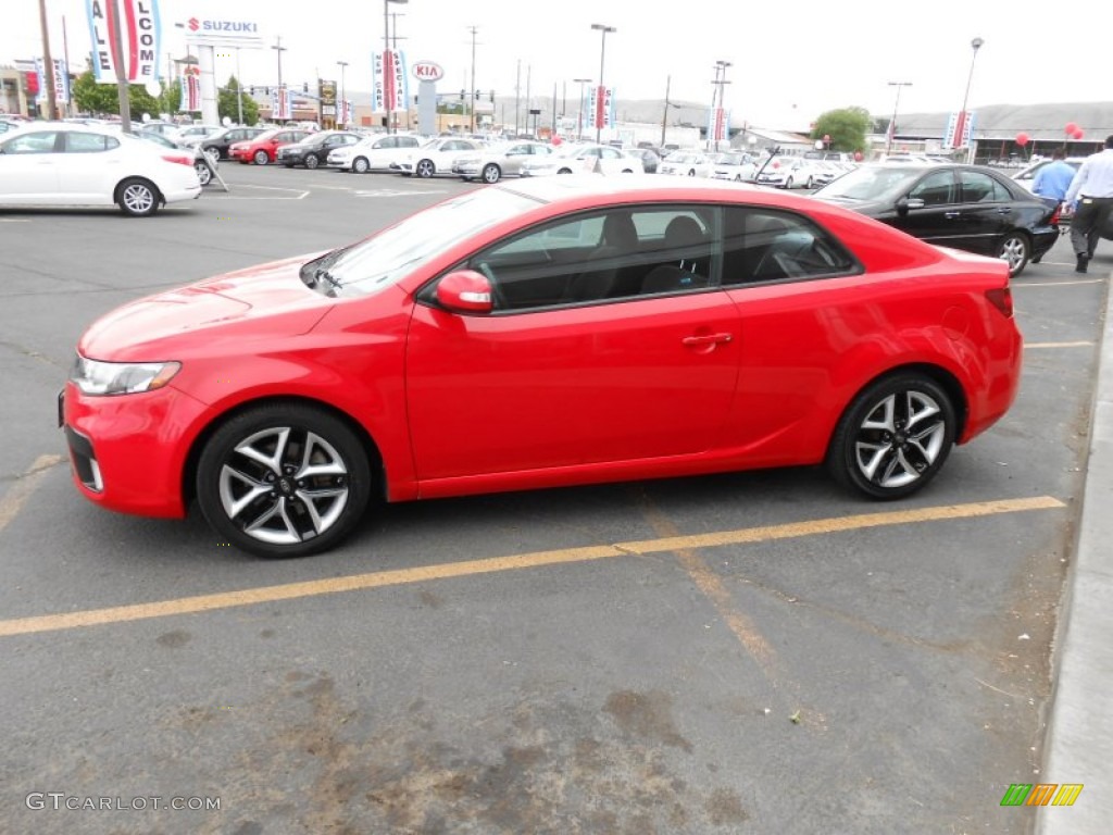 Racing Red 2010 Kia Forte Koup SX Exterior Photo #81250777
