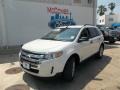 2013 White Suede Ford Edge SE  photo #3