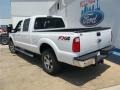 2013 Oxford White Ford F250 Super Duty Lariat Crew Cab 4x4  photo #8