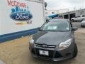 2013 Sterling Gray Ford Focus SE Hatchback  photo #2