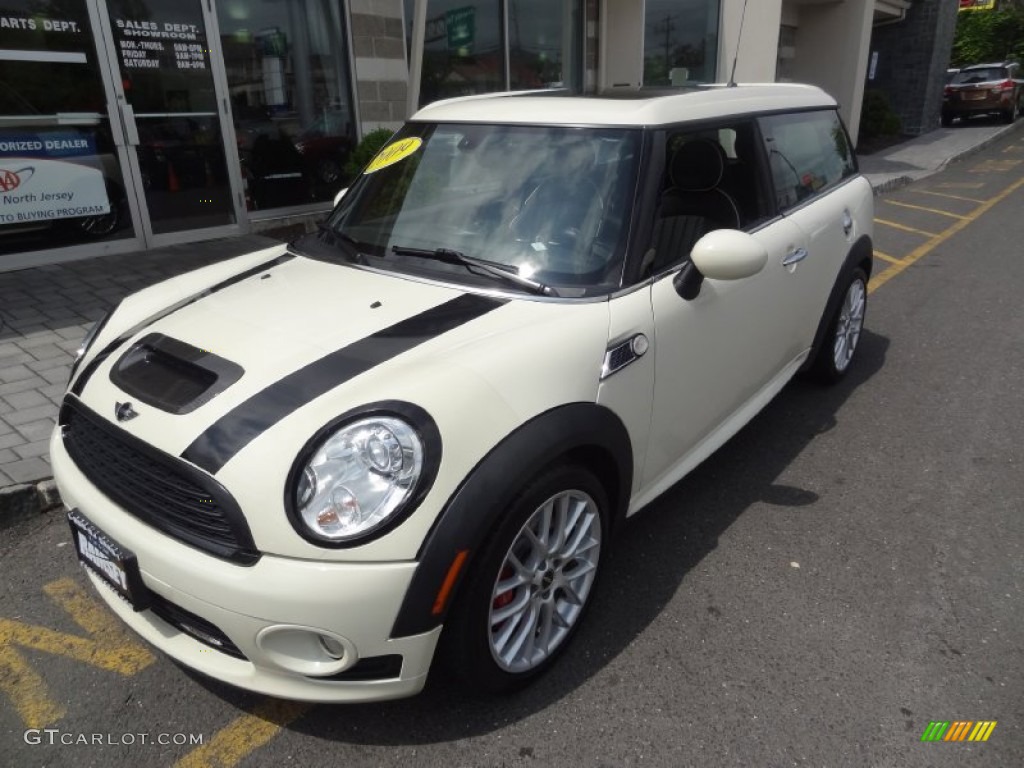 2009 Cooper John Cooper Works Clubman - Pepper White / Lounge Carbon Black Leather photo #1