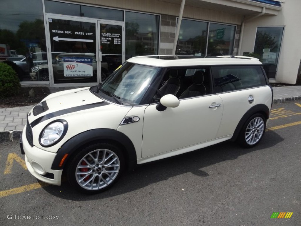 2009 Cooper John Cooper Works Clubman - Pepper White / Lounge Carbon Black Leather photo #2