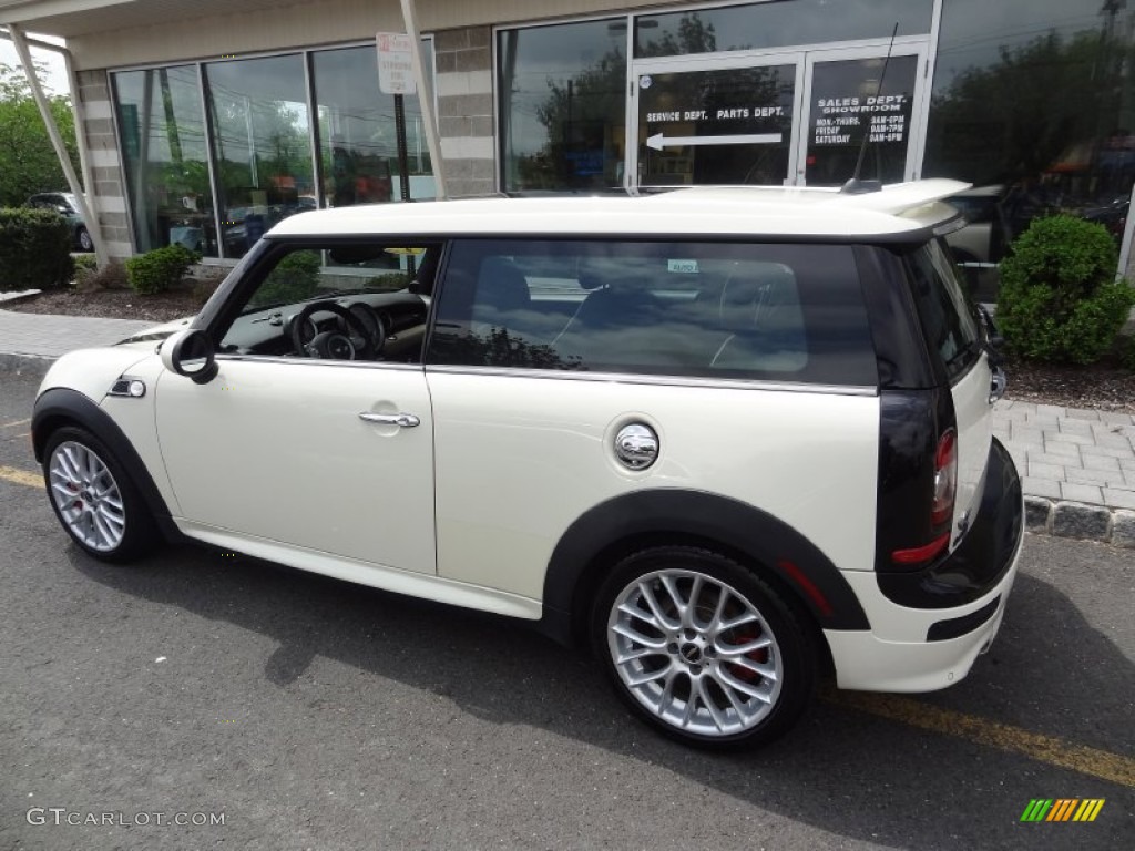 2009 Cooper John Cooper Works Clubman - Pepper White / Lounge Carbon Black Leather photo #4