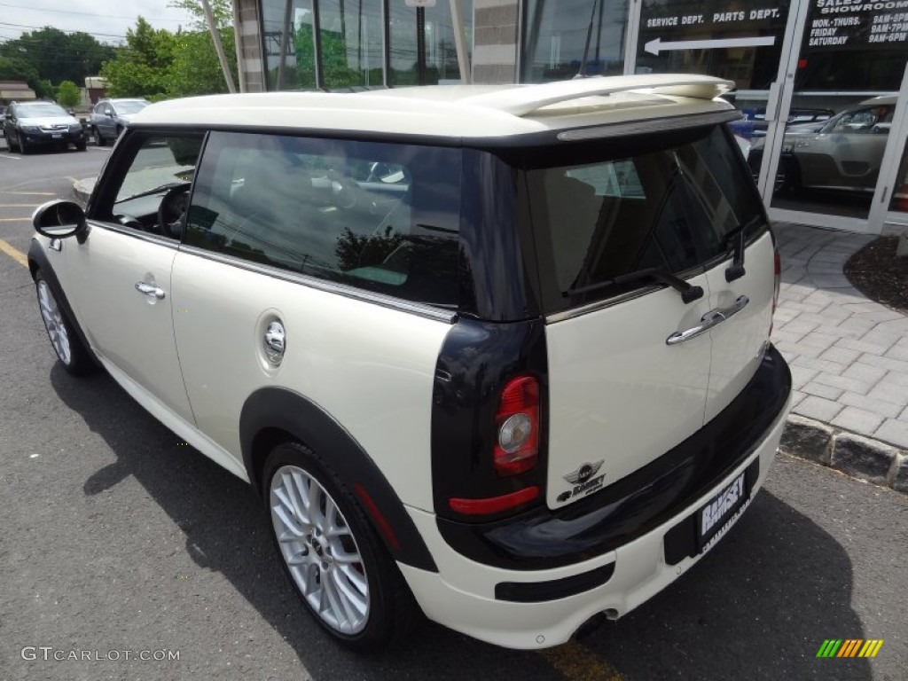 2009 Cooper John Cooper Works Clubman - Pepper White / Lounge Carbon Black Leather photo #5
