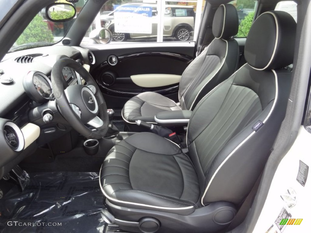 2009 Cooper John Cooper Works Clubman - Pepper White / Lounge Carbon Black Leather photo #15