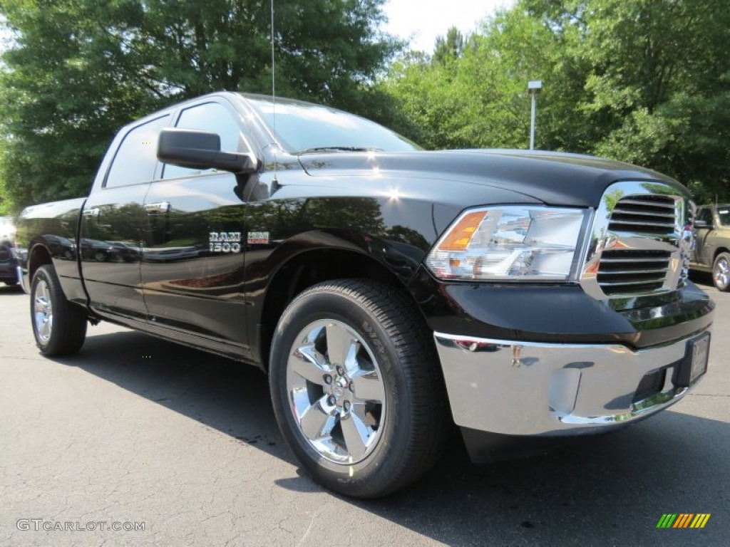 Black 2013 Ram 1500 Big Horn Crew Cab Exterior Photo #81253792