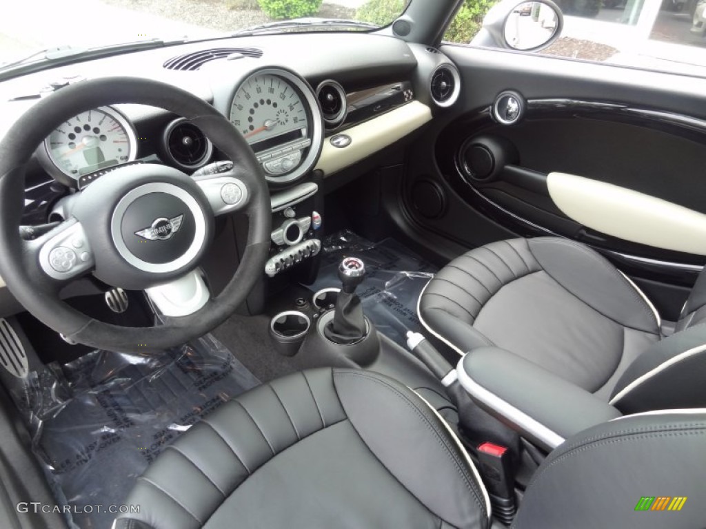 2009 Cooper John Cooper Works Clubman - Pepper White / Lounge Carbon Black Leather photo #30