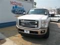 White Platinum Metallic Tri-Coat 2013 Ford F350 Super Duty King Ranch Crew Cab 4x4