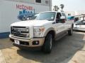White Platinum Metallic Tri-Coat - F350 Super Duty King Ranch Crew Cab 4x4 Photo No. 2