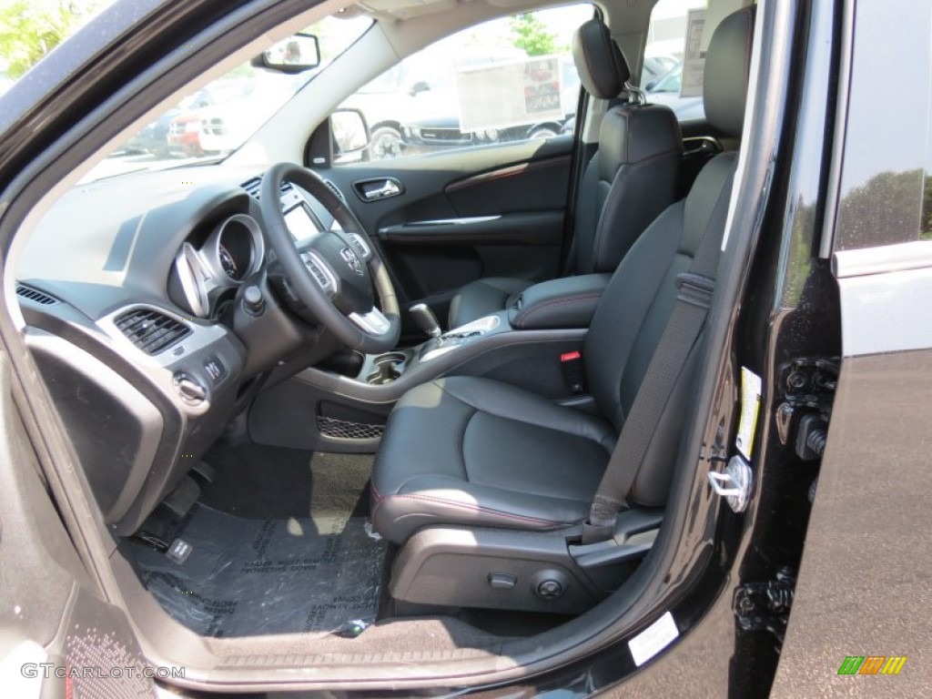 R/T Black/Red Stitching Interior 2013 Dodge Journey R/T Photo #81254320