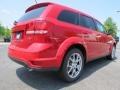 2013 Bright Red Dodge Journey R/T  photo #3