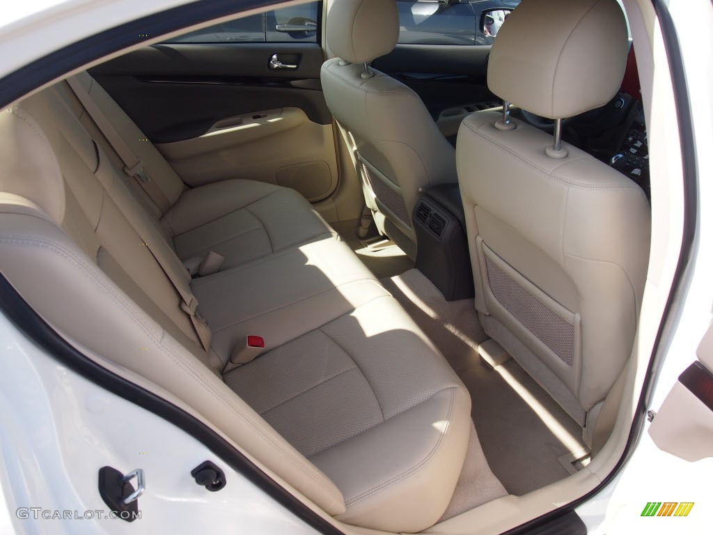 2011 Infiniti G 37 Journey Sedan Rear Seat Photo #81254596