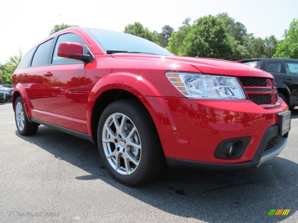 Bright Red 2013 Dodge Journey R/T Exterior Photo #81254788