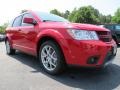 Bright Red 2013 Dodge Journey R/T Exterior