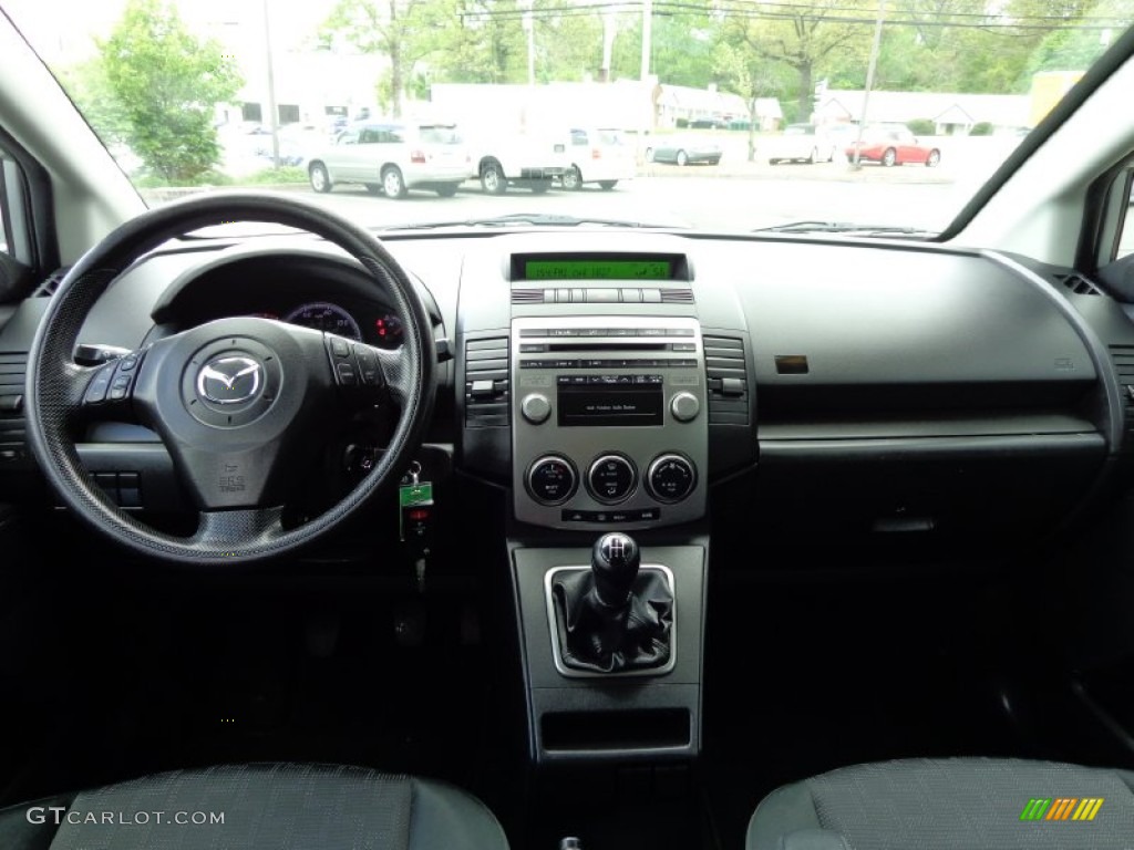 2008 MAZDA5 Sport - Sunlight Silver / Black photo #26