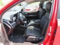 R/T Black/Red Stitching 2013 Dodge Journey R/T Interior Color