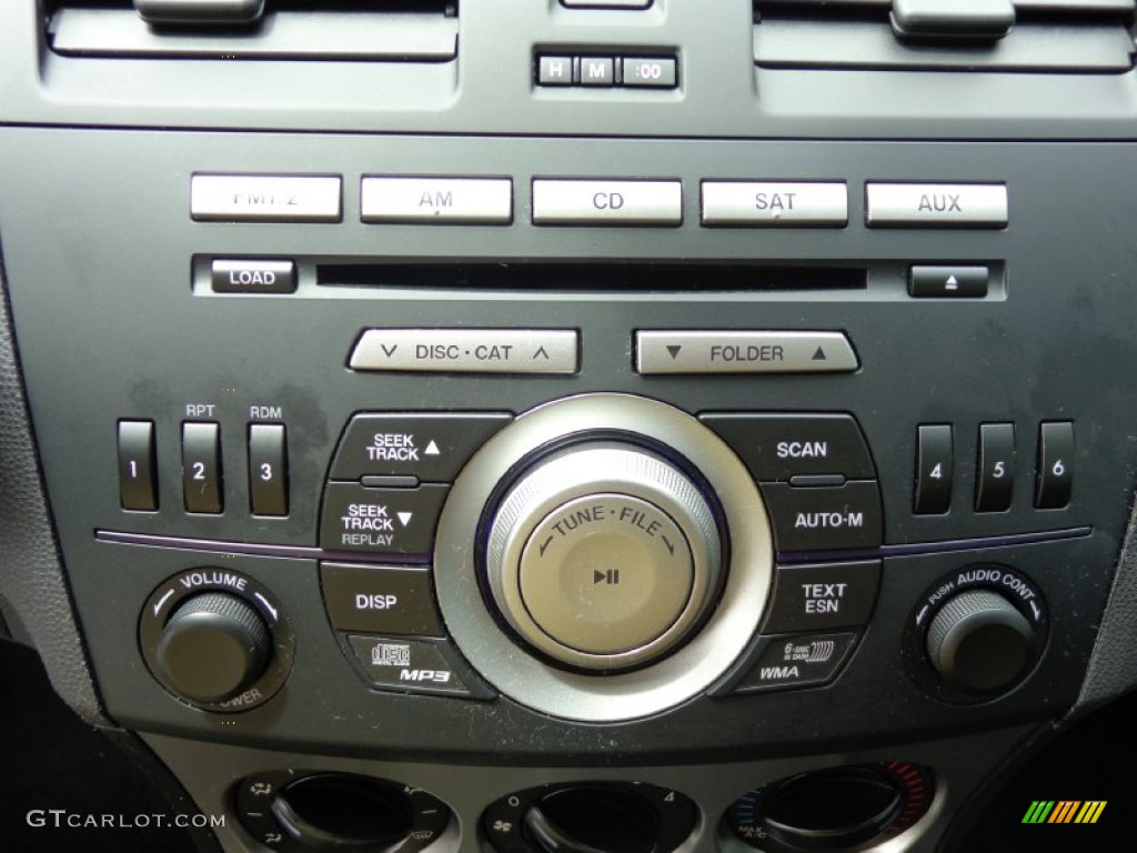 2010 MAZDA3 i Touring 4 Door - Black Mica / Black photo #28