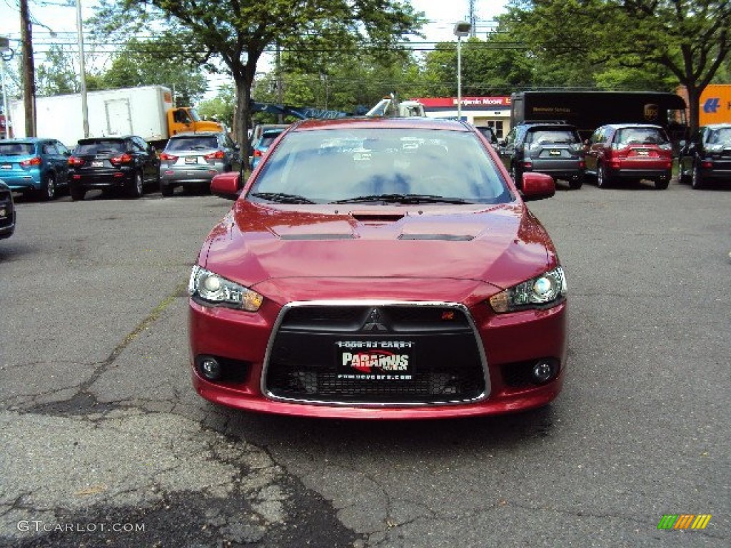 2011 Lancer RALLIART AWD - Rally Red Metallic / Black photo #2