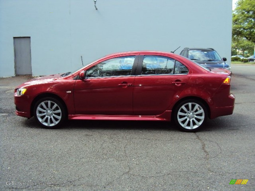 Rally Red Metallic 2011 Mitsubishi Lancer RALLIART AWD Exterior Photo #81255771