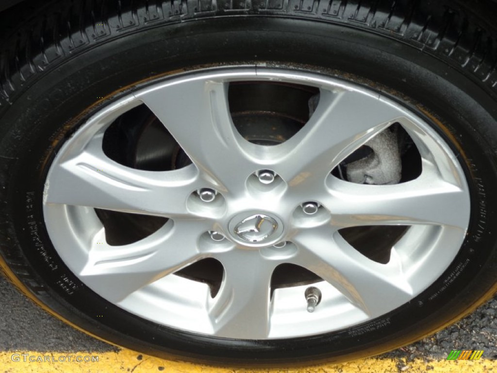 2010 MAZDA3 i Touring 4 Door - Black Mica / Black photo #33