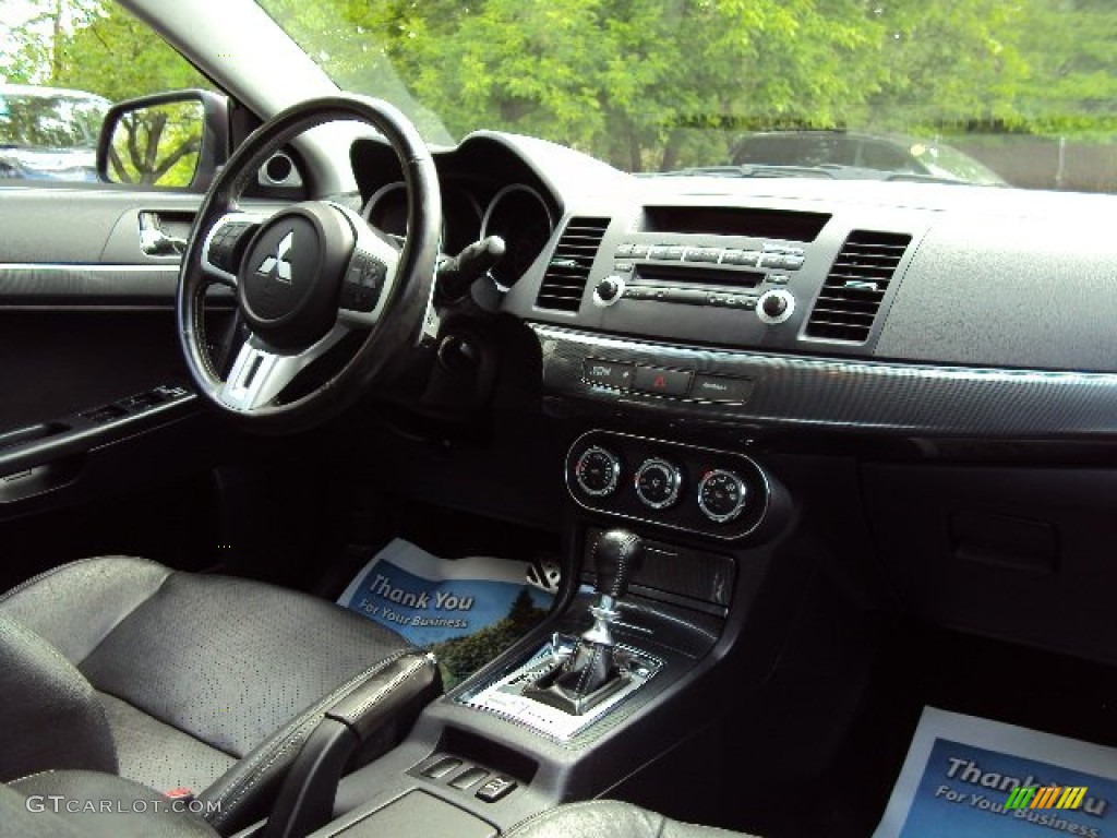 Black Interior 2011 Mitsubishi Lancer RALLIART AWD Photo #81255967