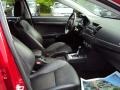 2011 Mitsubishi Lancer Black Interior Front Seat Photo