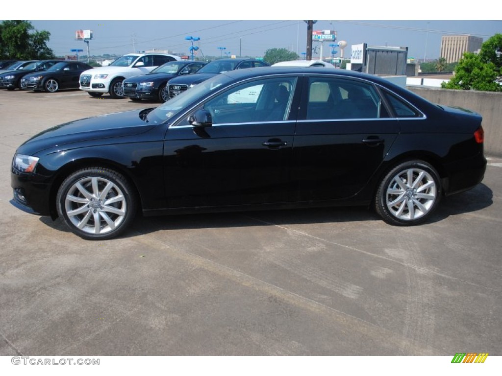 2013 A4 2.0T Sedan - Brilliant Black / Black photo #4