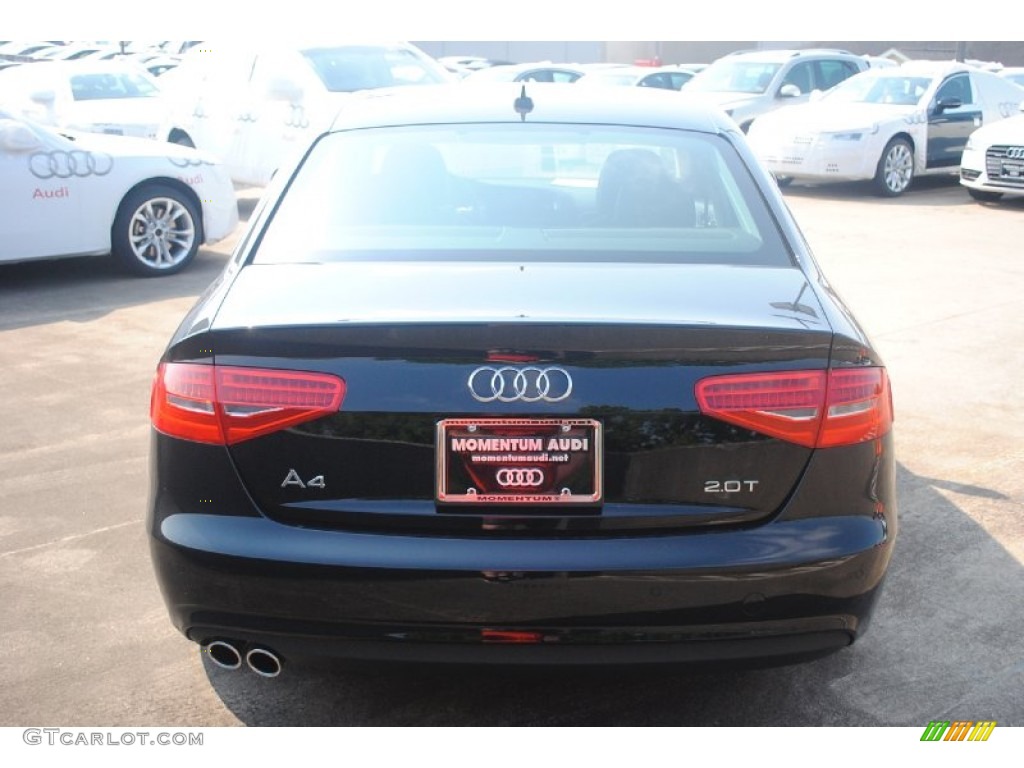 2013 A4 2.0T Sedan - Brilliant Black / Black photo #6