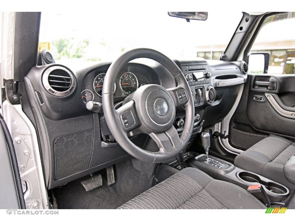 2012 Jeep Wrangler Sport S 4x4 Black Dashboard Photo #81256246