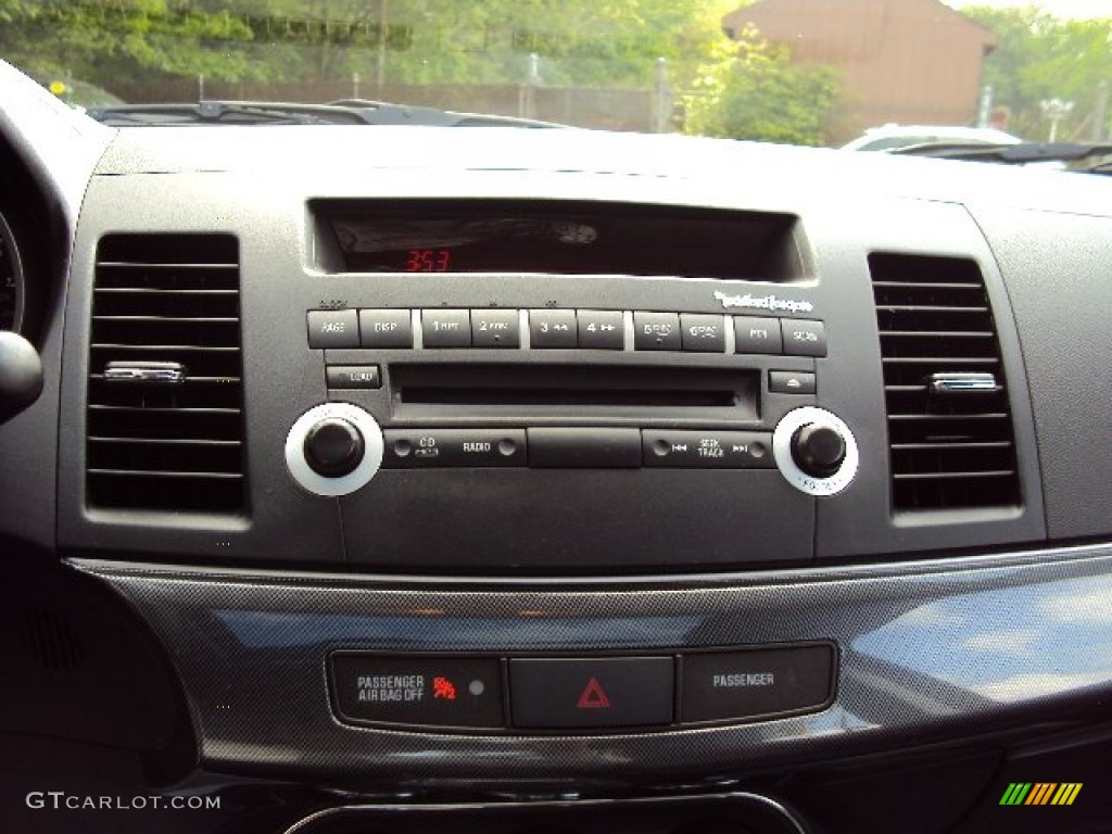2011 Mitsubishi Lancer RALLIART AWD Audio System Photo #81256279