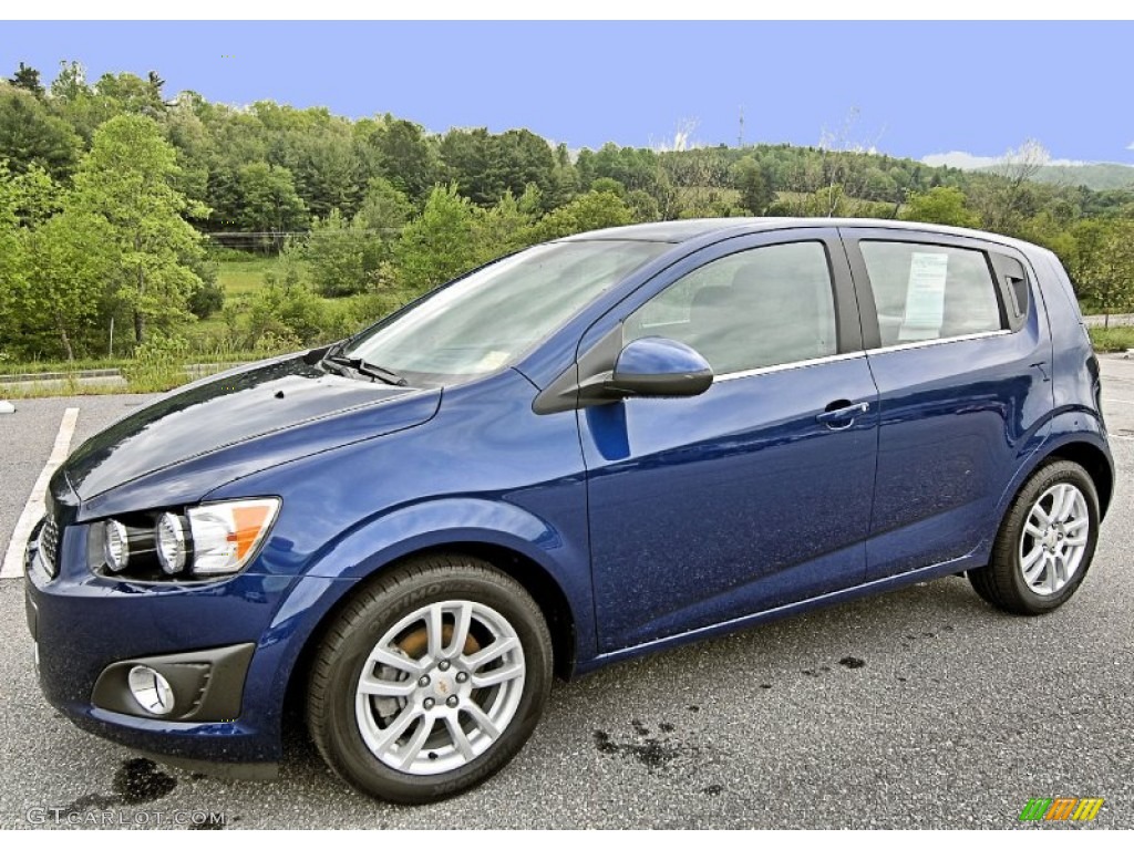 Blue Topaz Metallic 2012 Chevrolet Sonic LT Hatch Exterior Photo #81256659