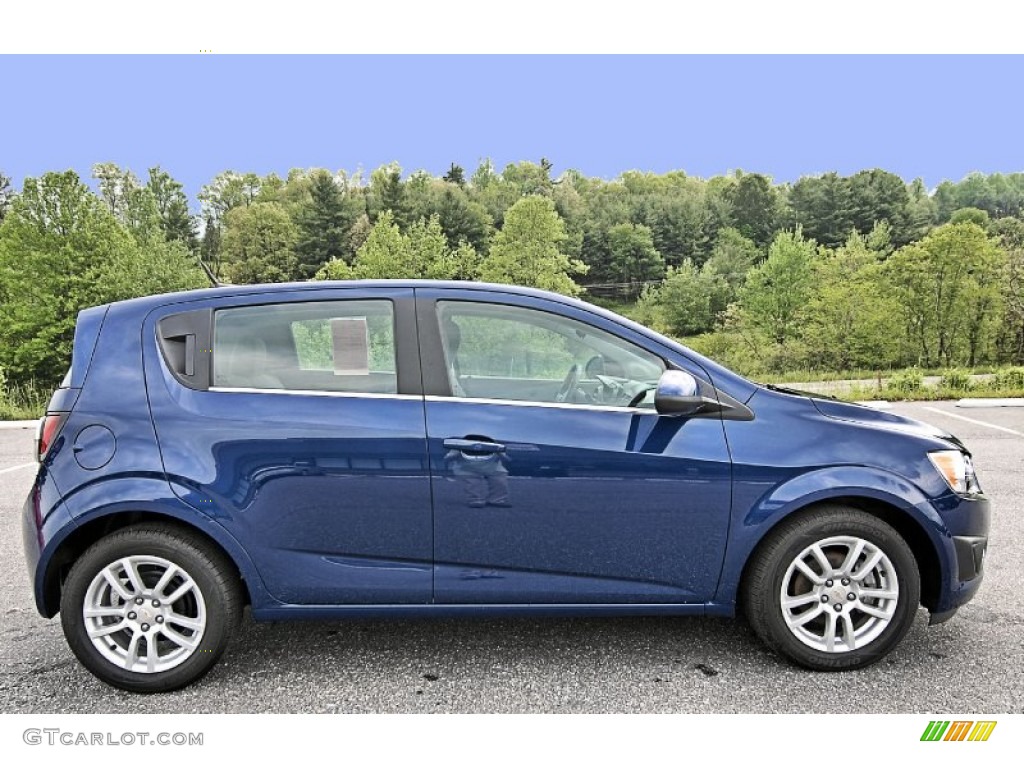Blue Topaz Metallic 2012 Chevrolet Sonic LT Hatch Exterior Photo #81256720