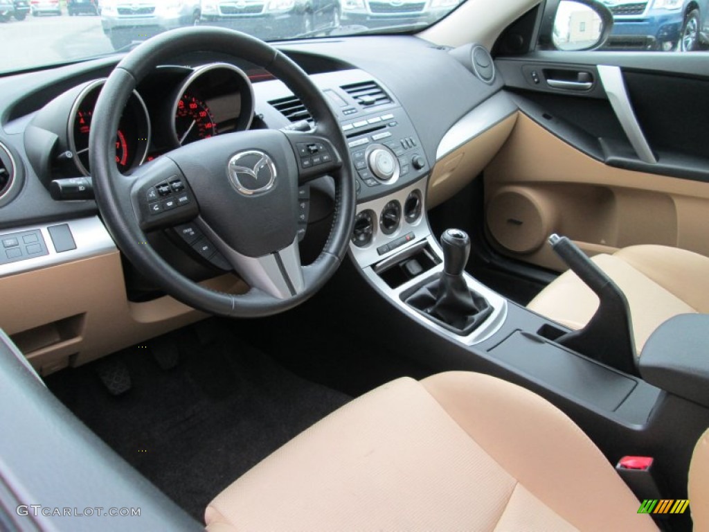 2010 MAZDA3 s Sport 5 Door - Copper Red Mica / Dune Beige photo #10