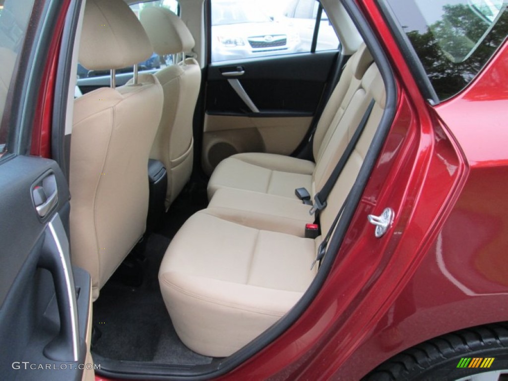 2010 Mazda MAZDA3 s Sport 5 Door Rear Seat Photo #81257756