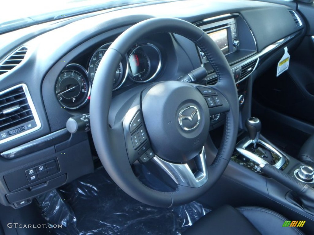 2014 Mazda MAZDA6 Touring Black Dashboard Photo #81257766