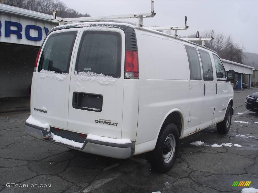 1999 Express 3500 Commercial Van - Summit White / Medium Gray photo #2