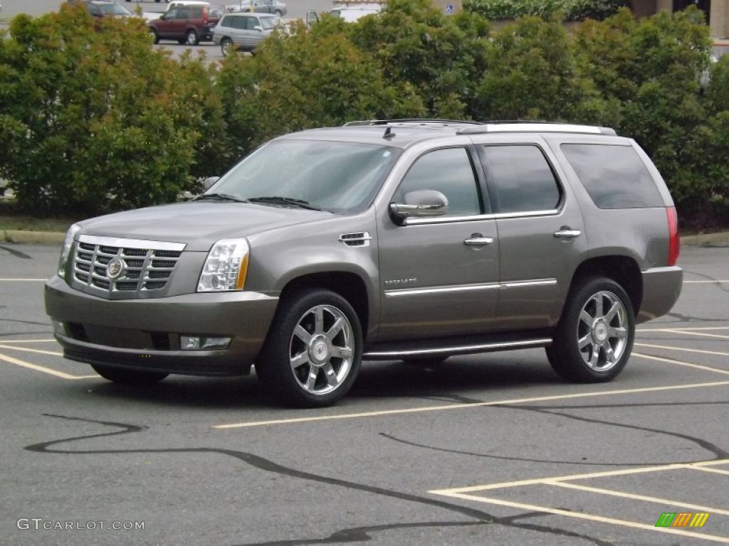 Mocha Steel Metallic 2011 Cadillac Escalade Luxury AWD Exterior Photo #81257995