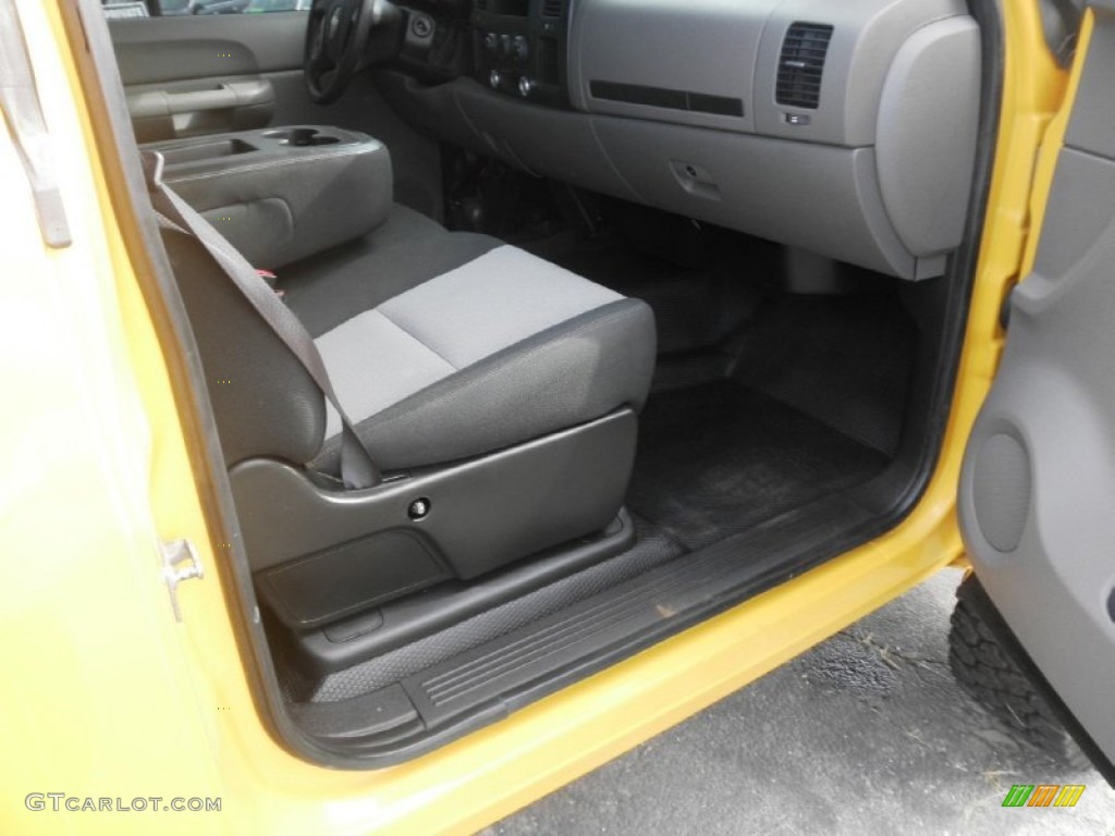 2008 Silverado 1500 LT Regular Cab 4x4 - Yellow / Light Titanium/Ebony Accents photo #17