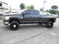 2007 Brilliant Black Crystal Pearl Dodge Ram 3500 Laramie Quad Cab 4x4 Dually  photo #4