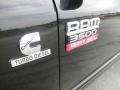2007 Brilliant Black Crystal Pearl Dodge Ram 3500 Laramie Quad Cab 4x4 Dually  photo #5