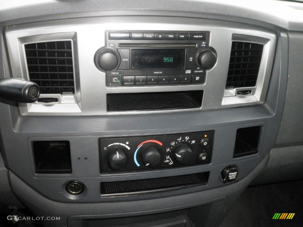 2007 Ram 3500 Laramie Quad Cab 4x4 Dually - Brilliant Black Crystal Pearl / Medium Slate Gray photo #8